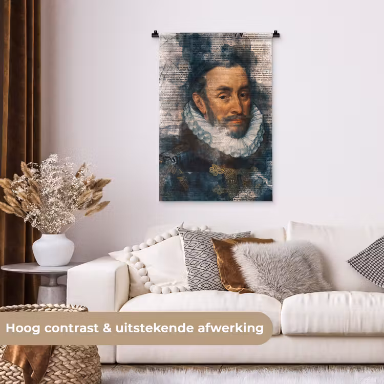 Wandkleed - Willem van Oranje - Adriaen Thomasz - Krant — 5
