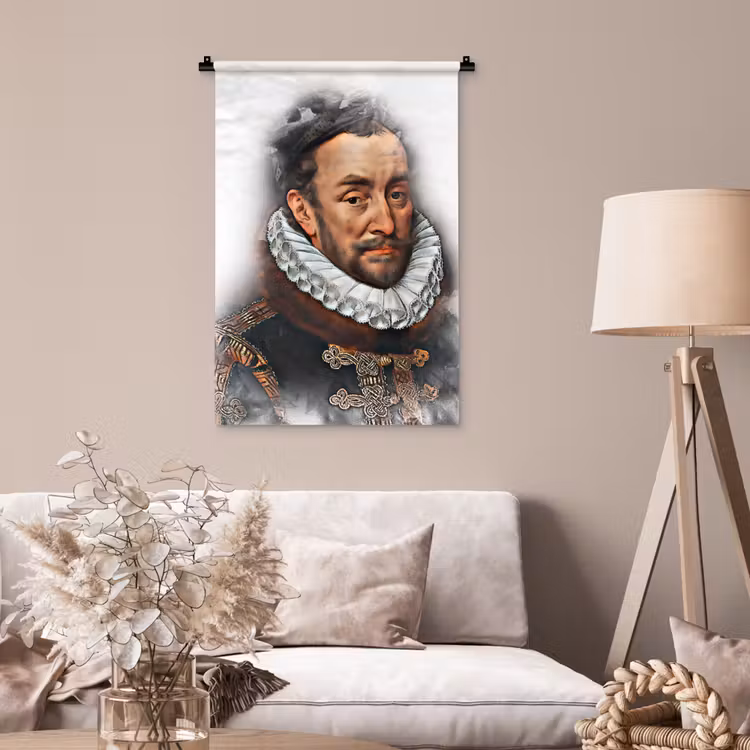 Wandkleed - Willem van Oranje - Adriaen Thomasz - Rook — 2