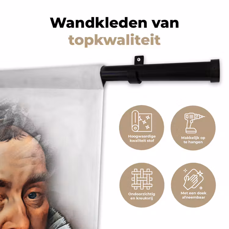 Wandkleed - Willem van Oranje - Adriaen Thomasz - Rook — 3