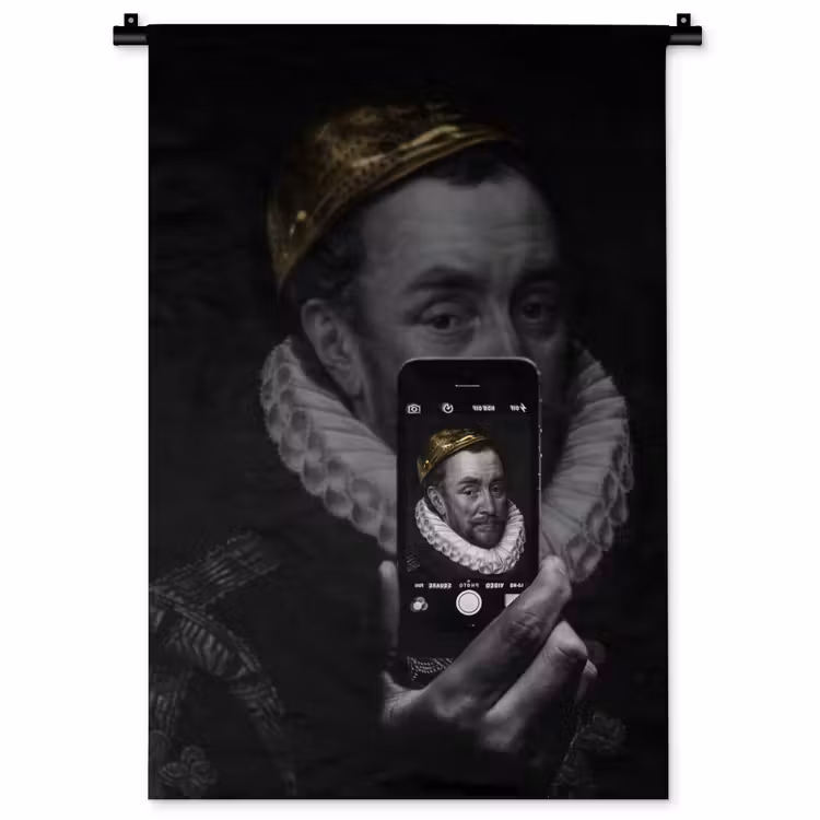 Wandkleed - Willem van Oranje - Adriaen Thomasz - Smartphone — 1