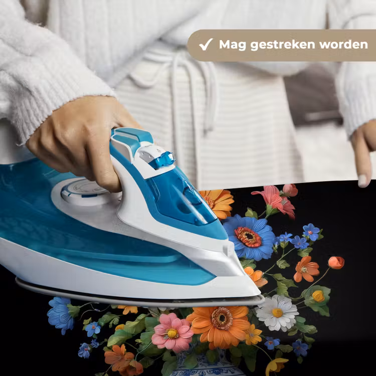 Wandkleed - Vaas - Boeket - Bloemen - Kleur — 6