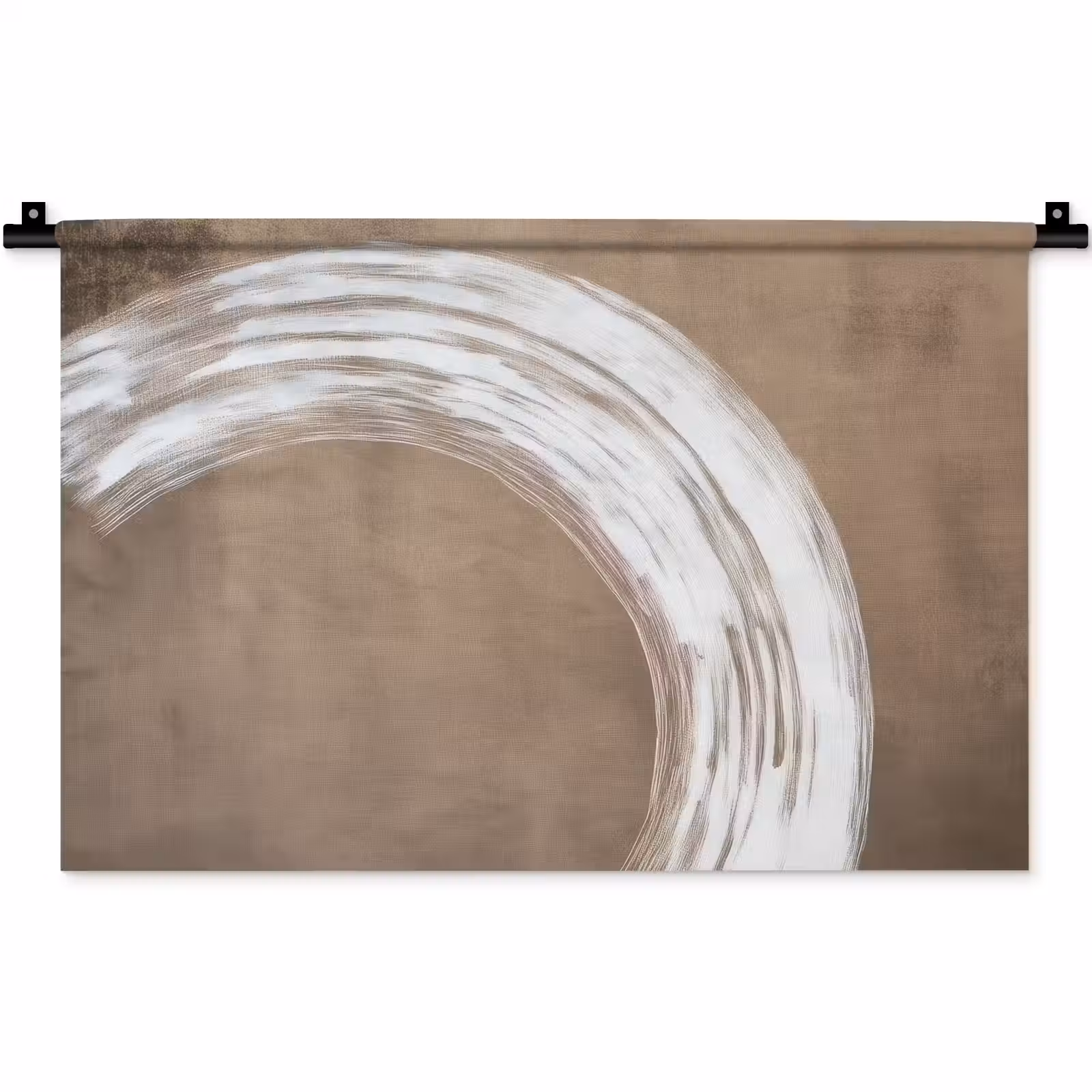 Wandkleed - Verf - Bruin - Japandi — 1