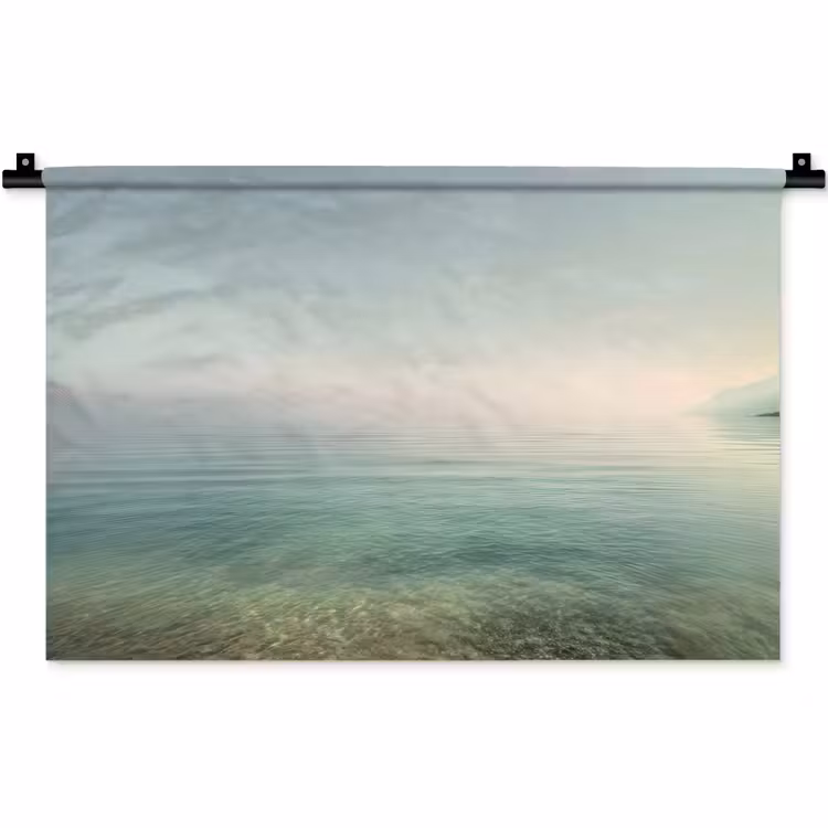 Wandkleed - Zee - Horizon - Blauw - Mist — 1