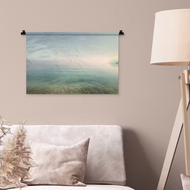 Wandkleed - Zee - Horizon - Blauw - Mist — 2