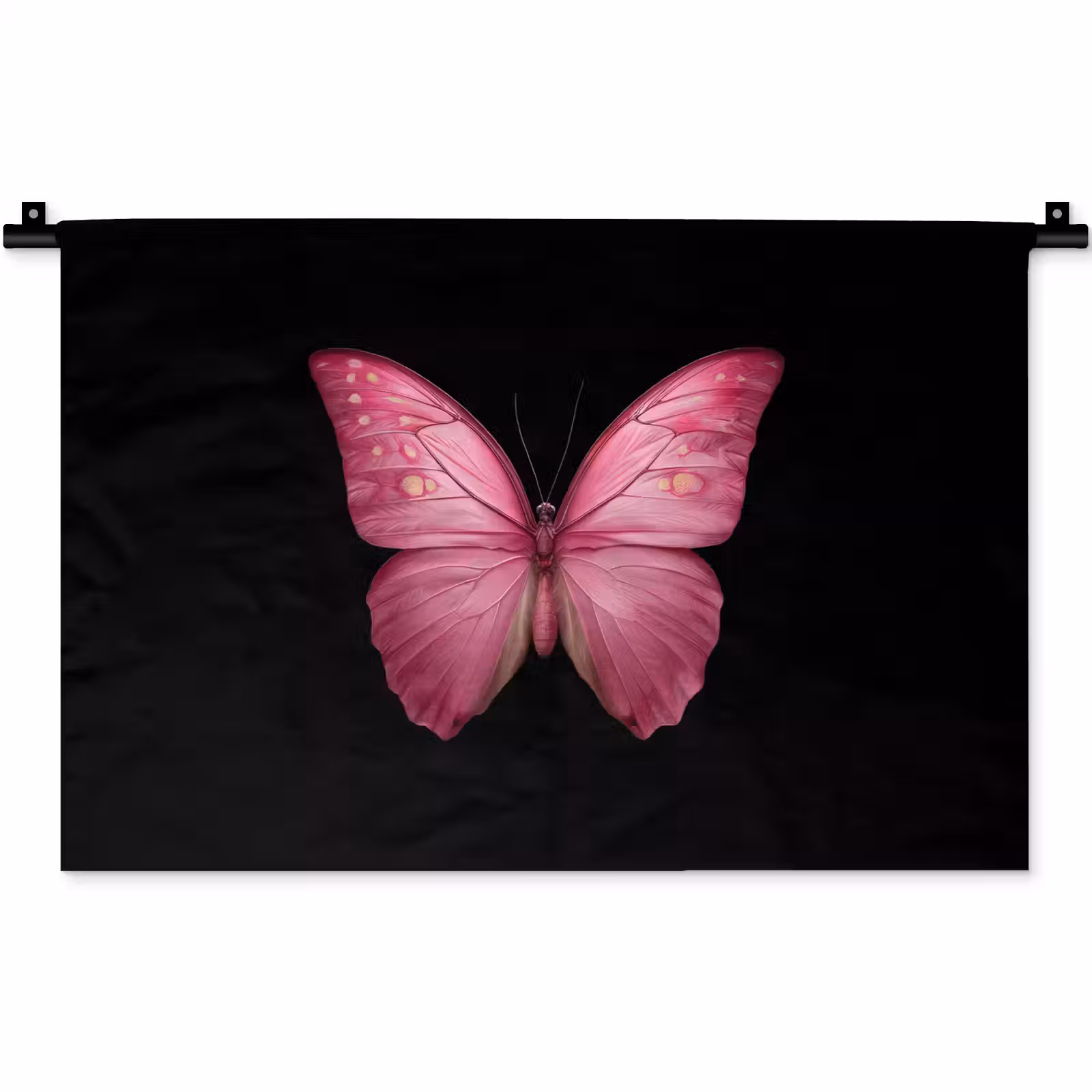 Wandkleed - Vlinder - roze - Elegant — 1