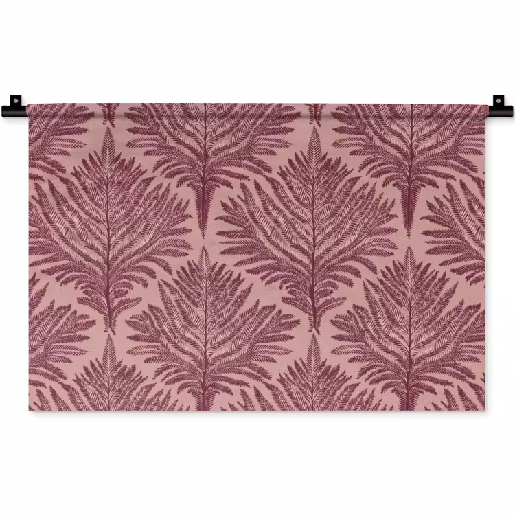 Wandkleed - Varen - Patroon - Paars — 1