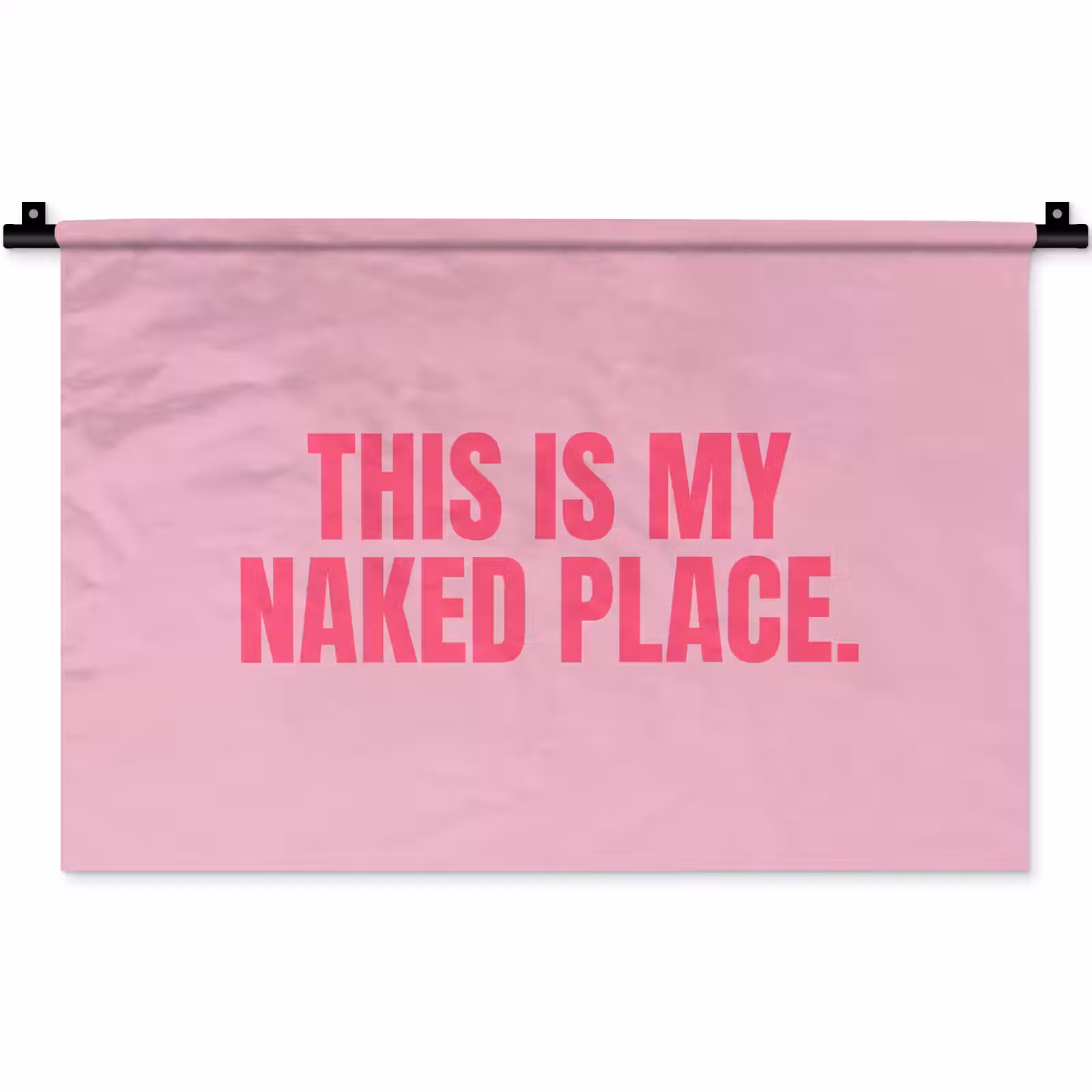 Wandkleed - Tekst - Modern - Roze — 1