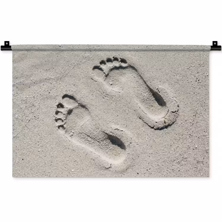 Wandkleed - Voeten - Zand - Zee — 1