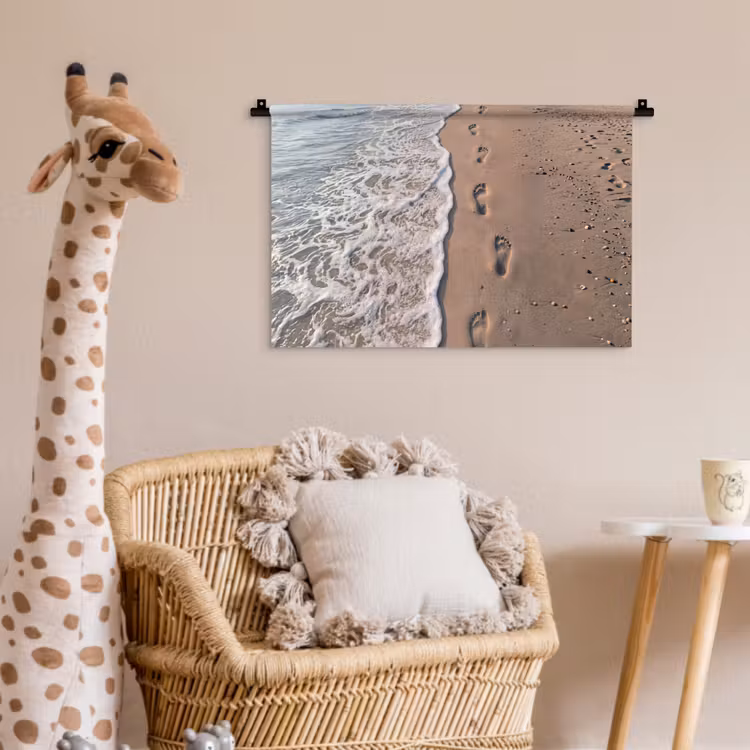 Wandkleed - Voetstappen - Vloedlijn - Zee — 5