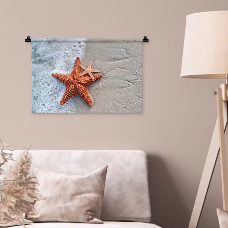 Wandkleed - Zeester - Strand - Zee — 2