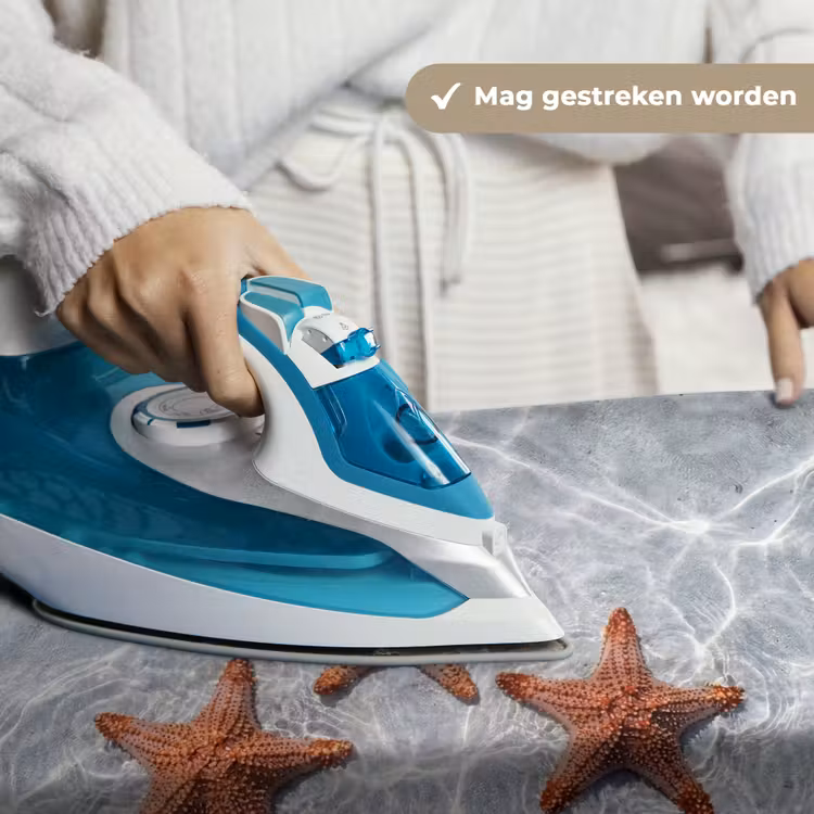 Wandkleed - Zeesterren - Water - Helder — 6