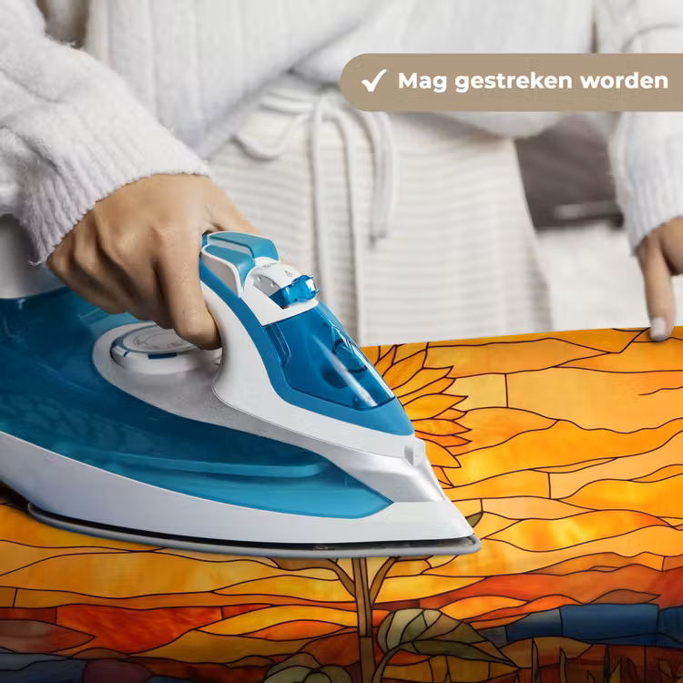Wandkleed - Zonnebloem - Mozaïek - Zonsondergang - Geel — 6