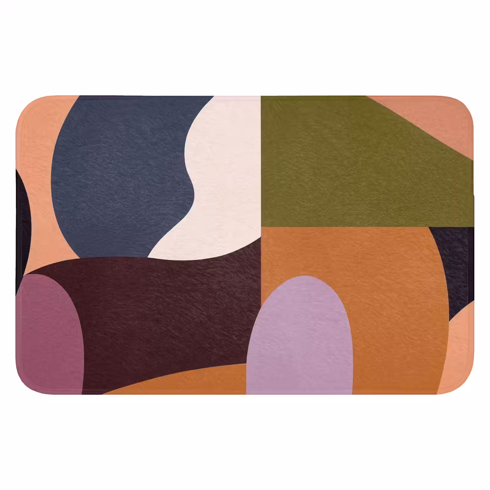 WC Mat - Vormen - Abstract - Kleuren - Vierkant — 1
