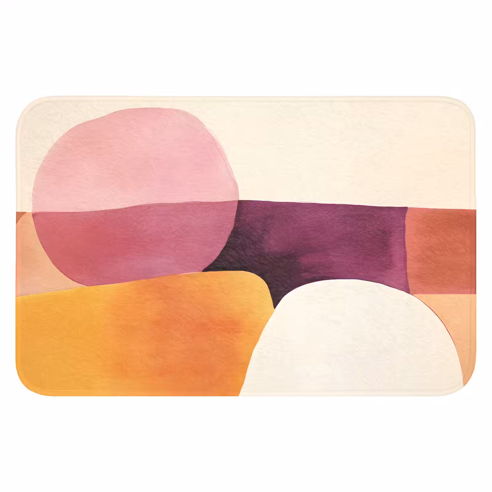 WC Mat - Vormen - Abstract - Kleurrijk — 1