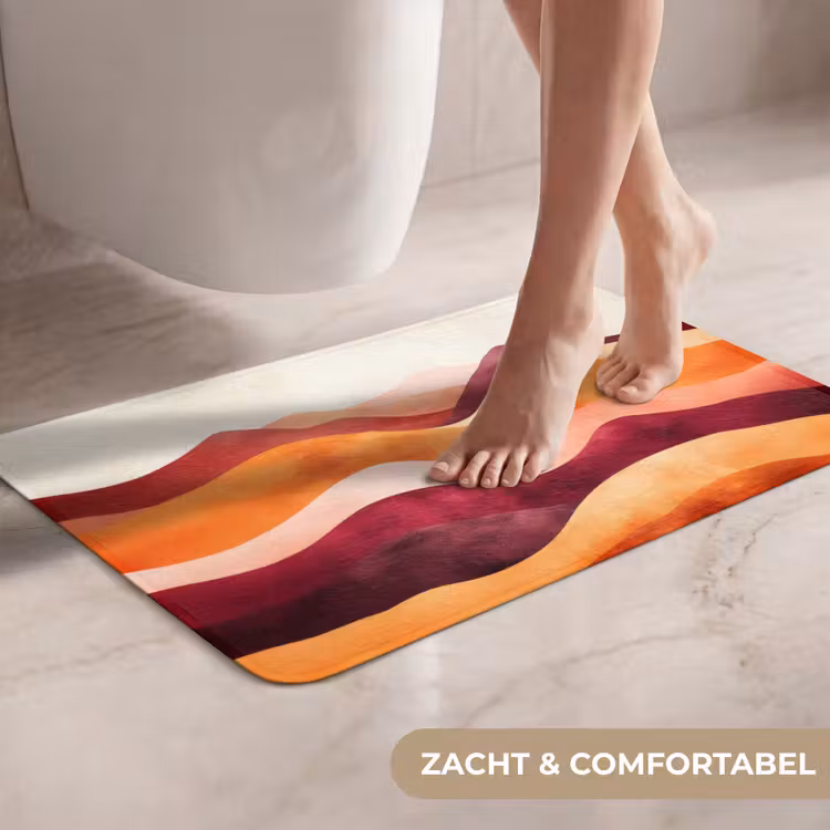 WC Mat - Abstract - Landschap - Golven — 7