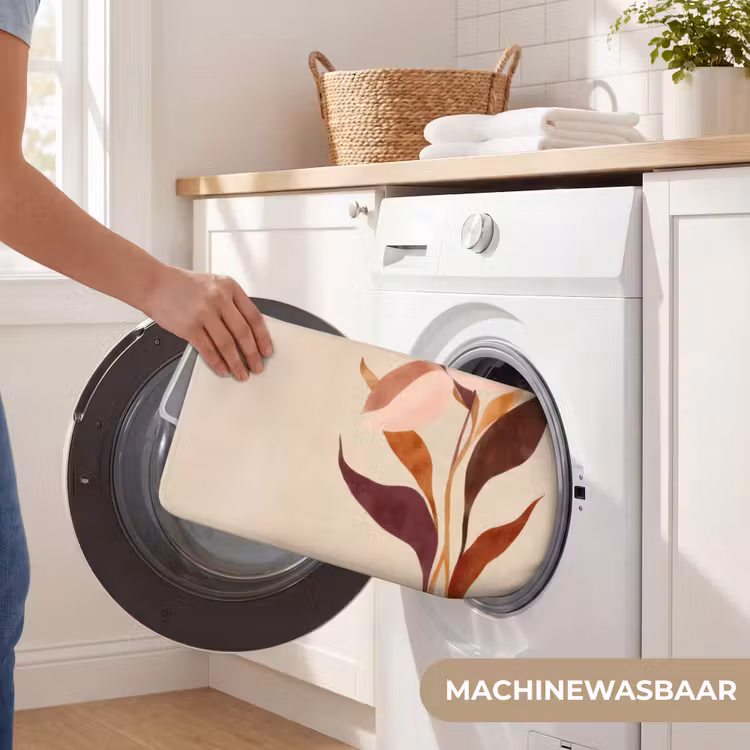 WC Mat - Bloemen - Blaadjes - Minimalistisch - Roze — 5