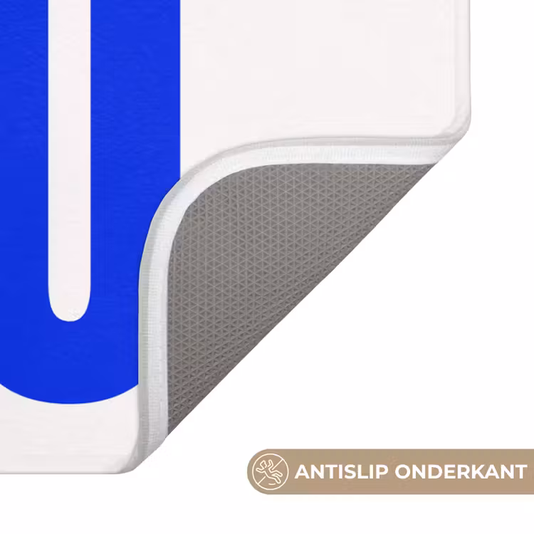 WC Mat - Ciao - Hoofdletters - Blauw - Minimalistisch — 3