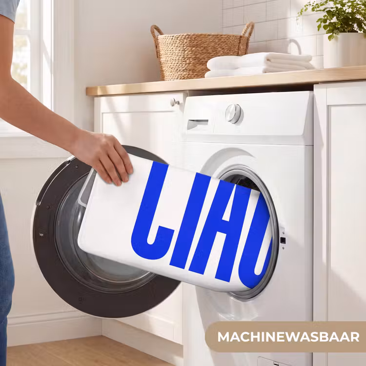 WC Mat - Ciao - Hoofdletters - Blauw - Minimalistisch — 5