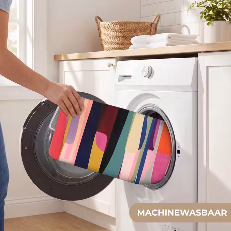 WC Mat - Kleurbanen - Verticaal - Kleurrijk — 5