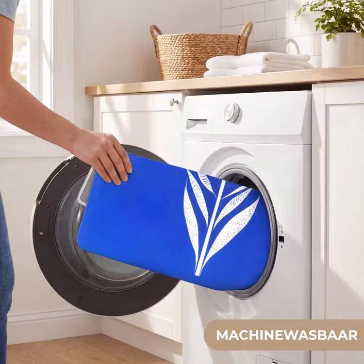 WC Mat - Tulp - Minimalistisch - Bladeren - Wit — 5