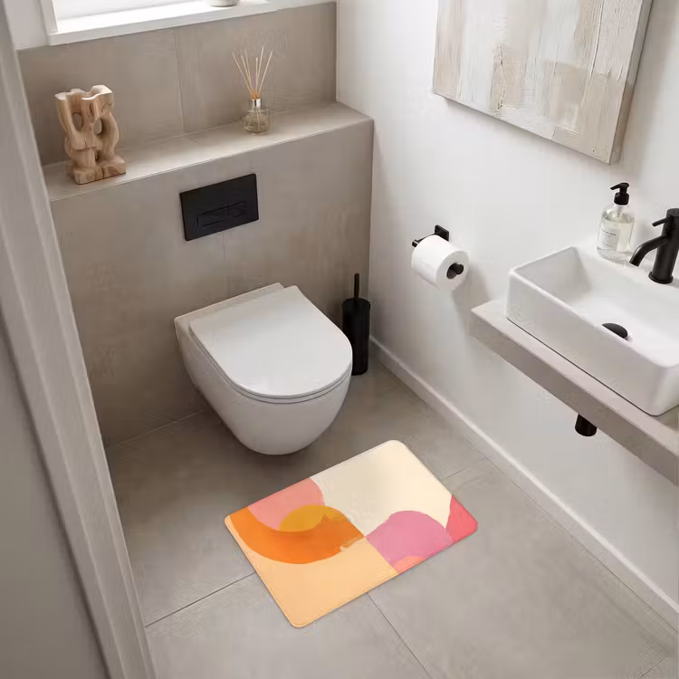 WC Mat - Vormen - Abstract - Kleurrijk — 6
