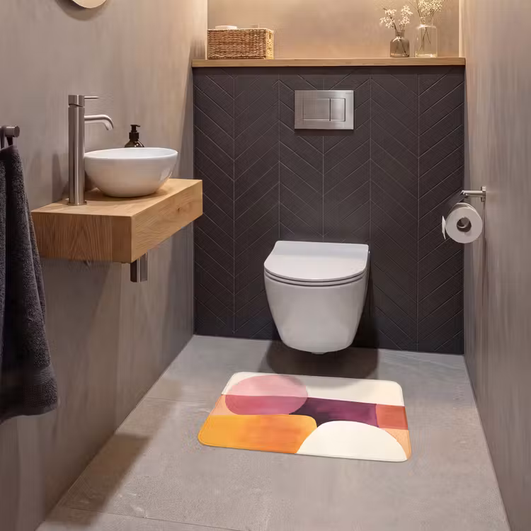 WC Mat - Vormen - Abstract - Kleurrijk — 2