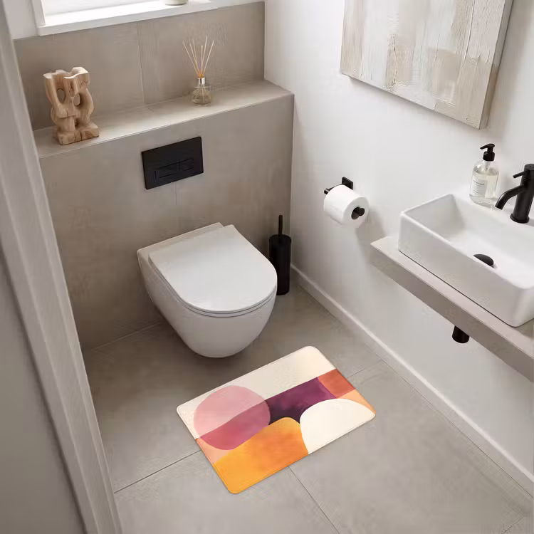 WC Mat - Vormen - Abstract - Kleurrijk — 6