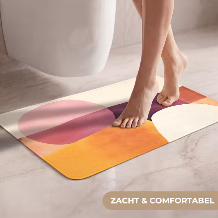 WC Mat - Vormen - Abstract - Kleurrijk — 7