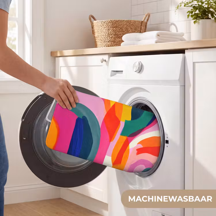 WC Mat - Vormen - Golvend - Abstract - Felroze — 5
