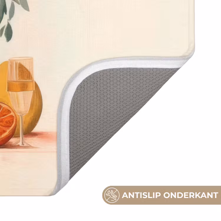 WC Mat - Wijnflessen - Takken - Sinaasappels — 3