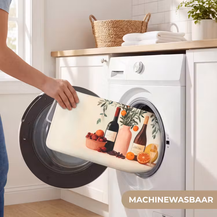 WC Mat - Wijnflessen - Takken - Sinaasappels — 5