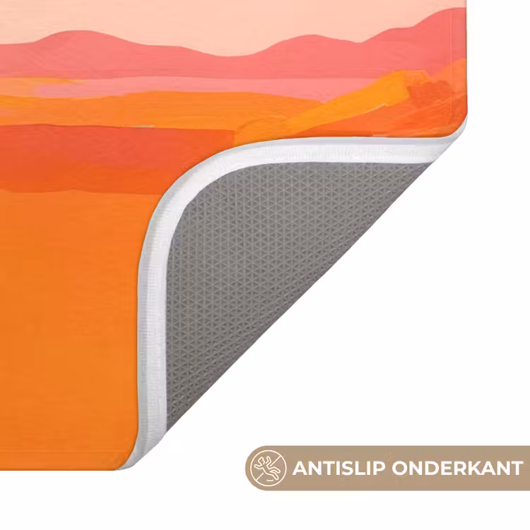 WC Mat - Zon - Abstract - Landschap - Oranje — 3