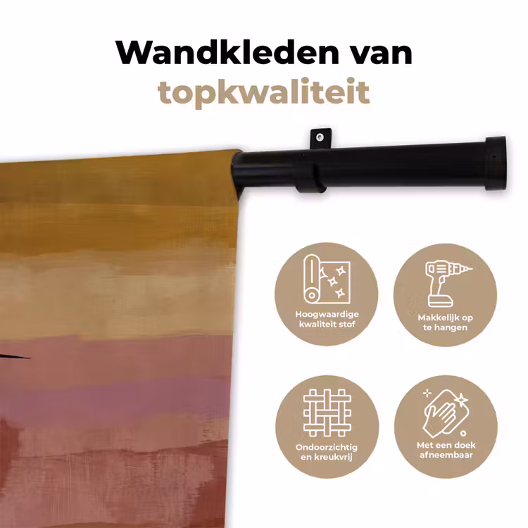 Wandkleed - Vogels - Snavel - Abstract — 3