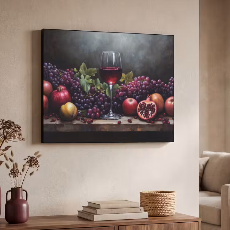 Art Frame - Wijn - Fruit - Stilleven — 4