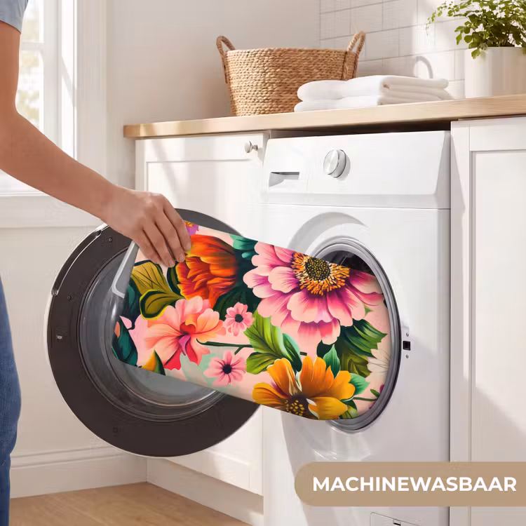 WC Mat - Bloemen - Kleurrijk - Roze — 5