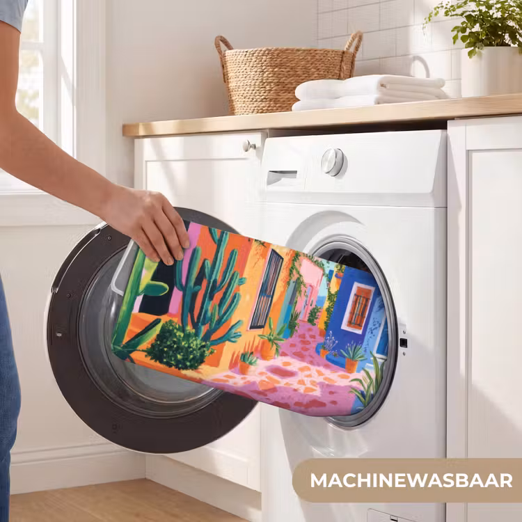WC Mat - Geel - Blauw - Oranje - Huis — 5