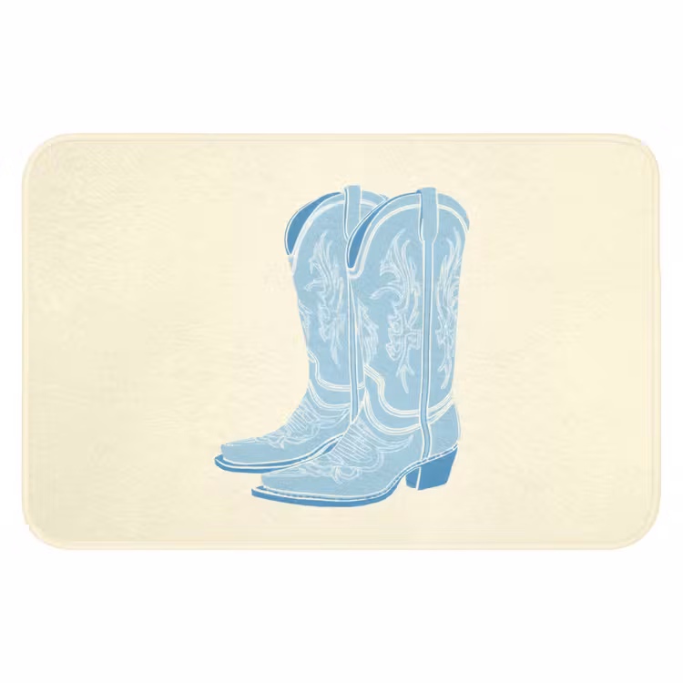 WC Mat - Illustratie - Cowboylaarzen - Patroon — 1
