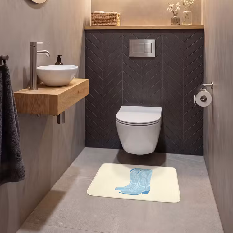 WC Mat - Illustratie - Cowboylaarzen - Patroon — 2