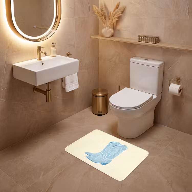WC Mat - Illustratie - Cowboylaarzen - Patroon — 4