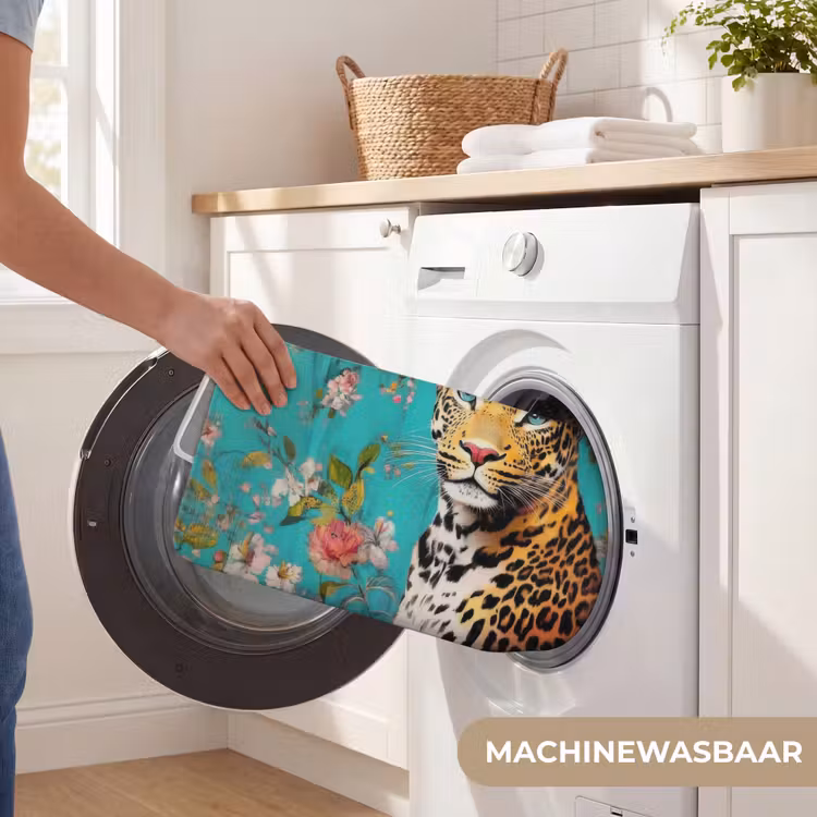 WC Mat - Luipaard - Bloemen - Kroon — 5