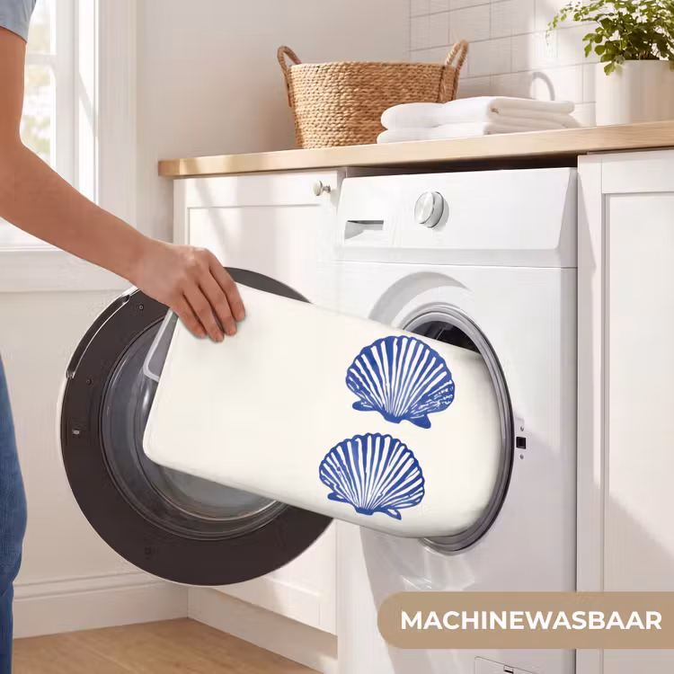 WC Mat - Schelpen - Blauw - Patroon — 5