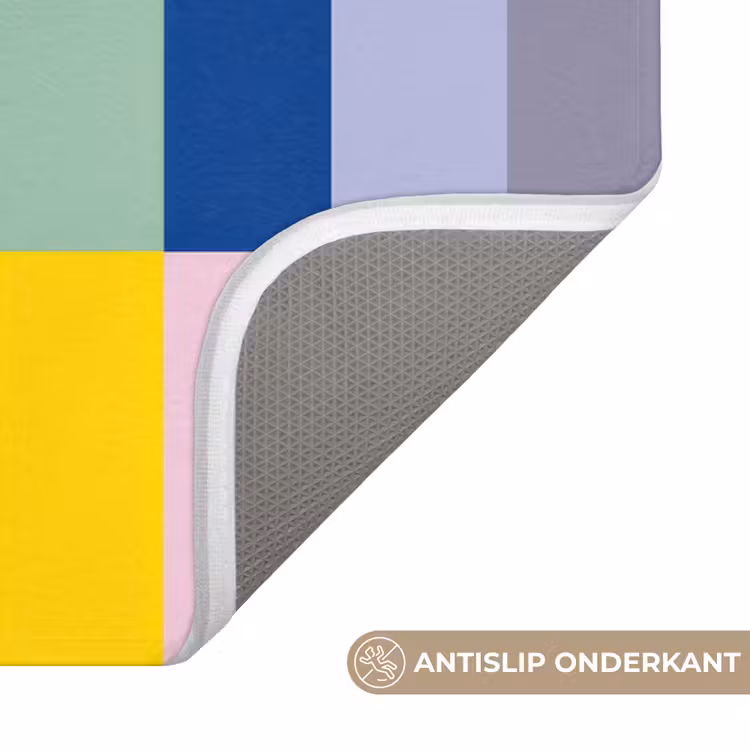 WC Mat - Stroken - Blauw - Patroon - Abstract — 3