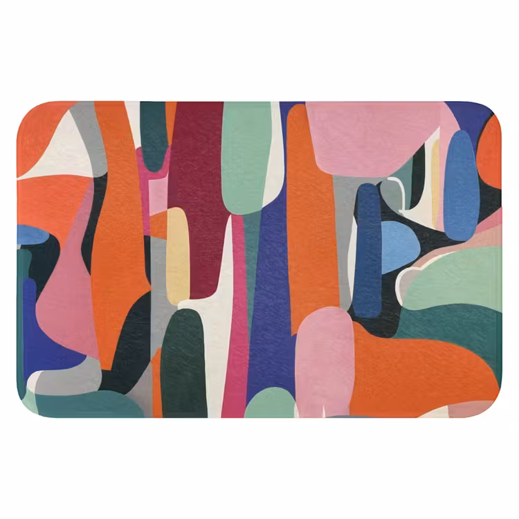 WC Mat - Vormen - Ritmisch - Kleuren - Abstract — 1