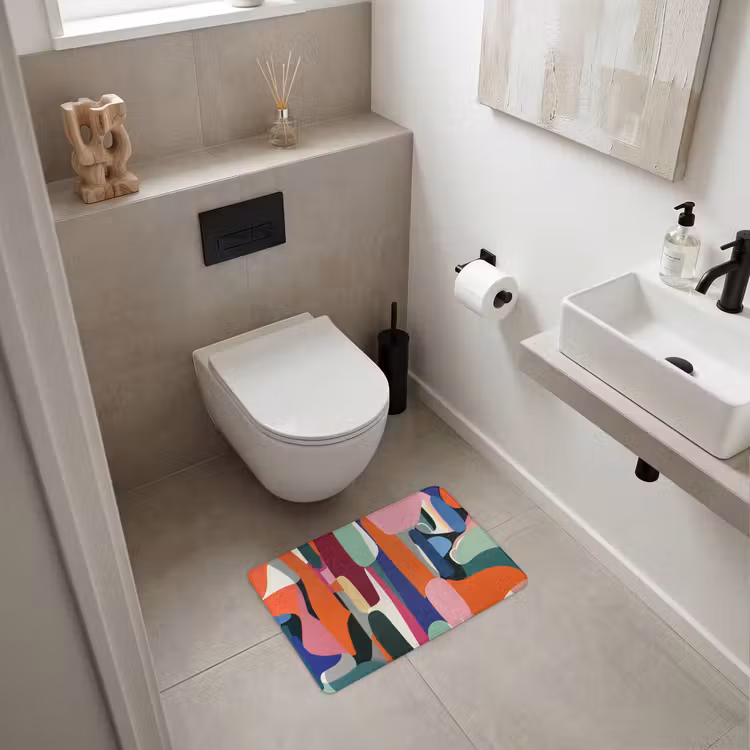 WC Mat - Vormen - Ritmisch - Kleuren - Abstract — 6
