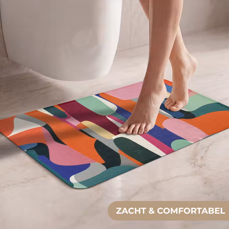 WC Mat - Vormen - Ritmisch - Kleuren - Abstract — 7