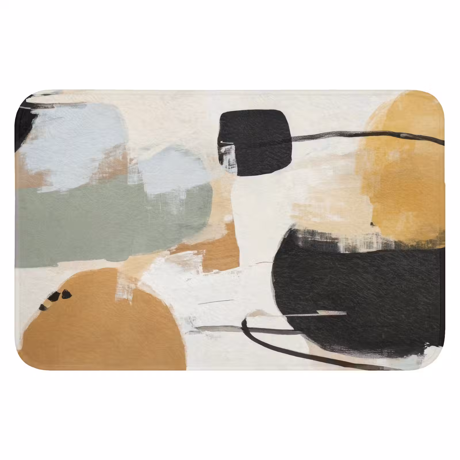 WC Mat - Paint - Abstract - Kleuren — 1