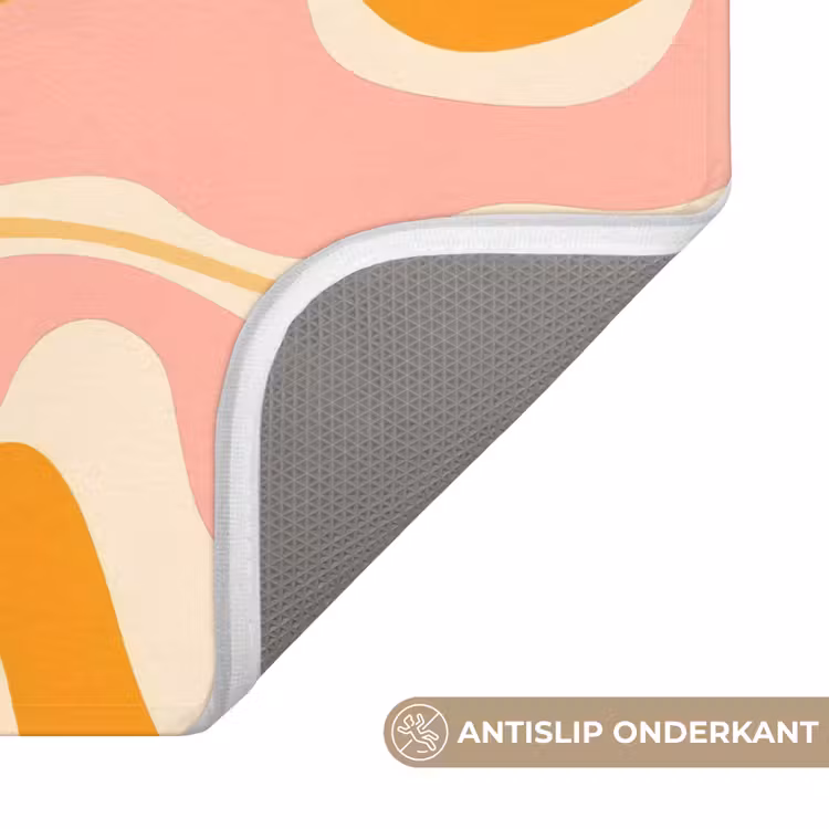 WC Mat - Abstract - Golvend - Oranje — 3