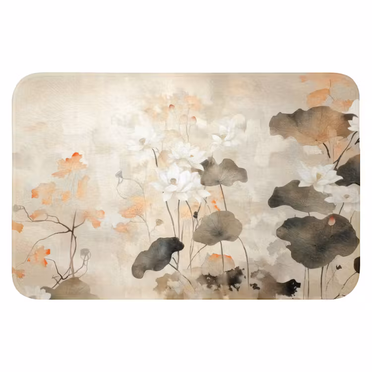 WC Mat - Bloemen - Japandi - Wabi sabi — 1
