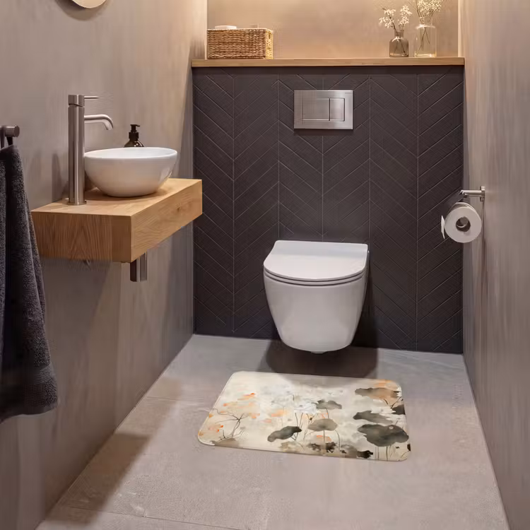 WC Mat - Bloemen - Japandi - Wabi sabi — 2