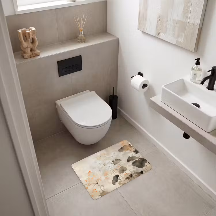WC Mat - Bloemen - Japandi - Wabi sabi — 6